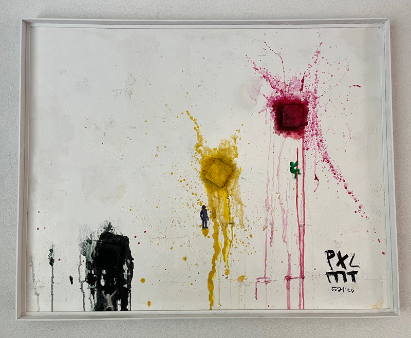 Front view of the Pixel Emotion artwork